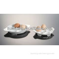 ceramic white porcelain egg tray, egg holder, egg dish, egg plate